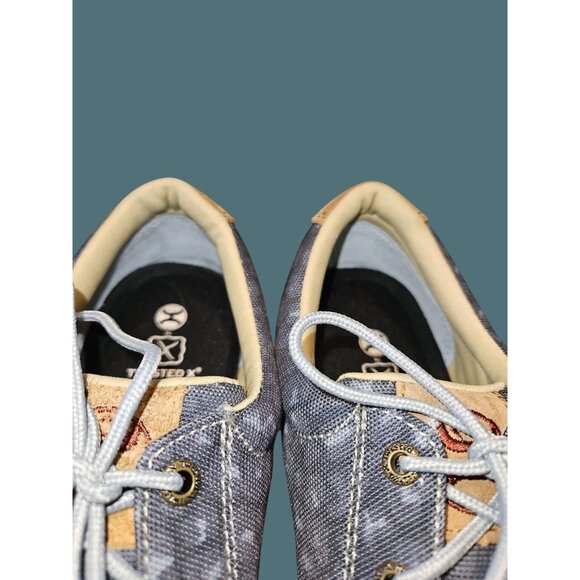 Twisted X Hooey Loper Lace Up Fabric Upper Comfy Casual Shoes Women Size 10M - Picture 14 of 14